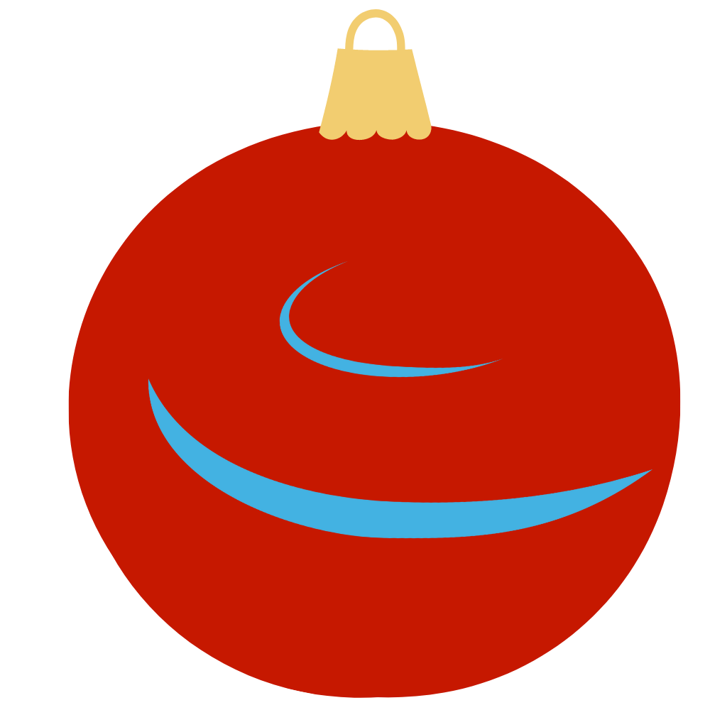 sich drehende Weihnachtsbaumkugel