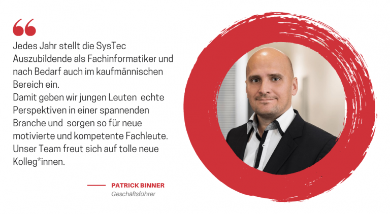 Patrick Binner, Geschäftsführer SysTec Computer GmbH