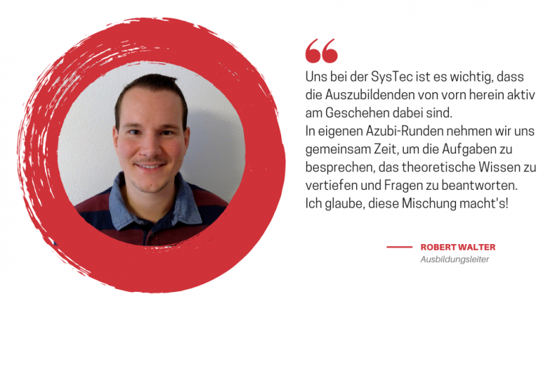 Robert Walter, Ausbildungsleiter SysTec Computer GmbH