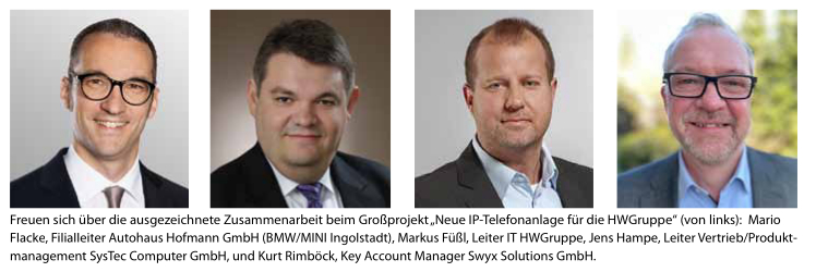 SysTec und HWGruppe - erfolgreiche Telefonanlage aus der Cloud