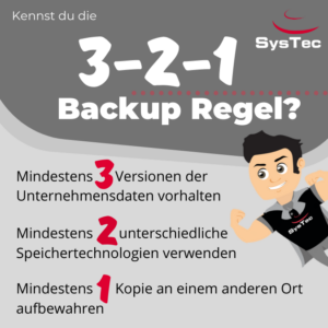 3-2-1 BackUp Regel mit Cloud BackUp