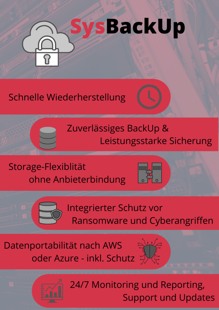 SysTec Cloud BackUp Features